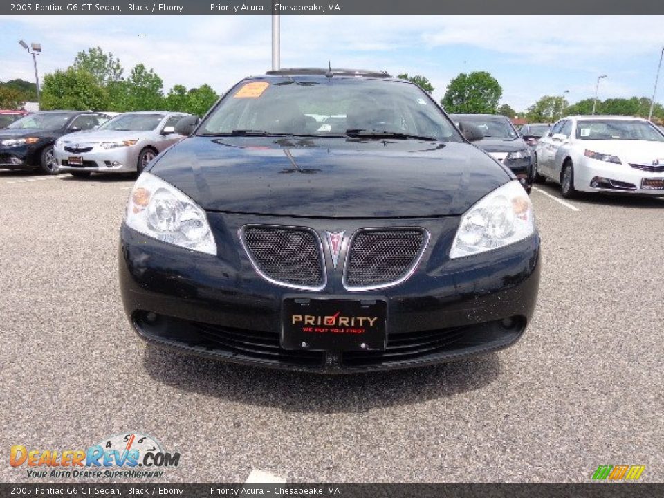 2005 Pontiac G6 GT Sedan Black / Ebony Photo #10