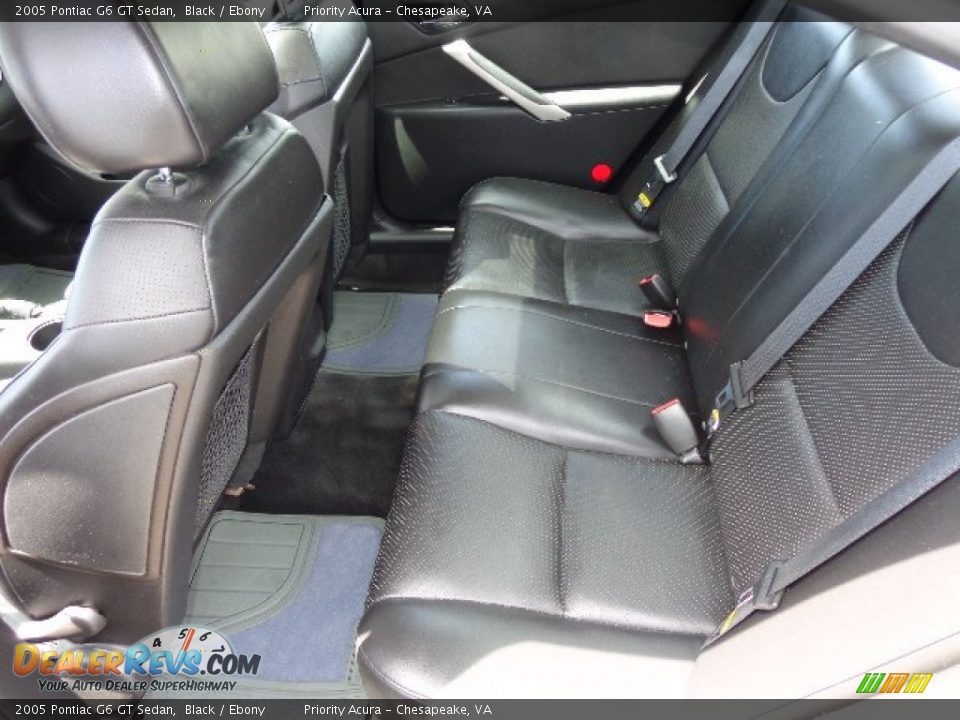 2005 Pontiac G6 GT Sedan Black / Ebony Photo #12