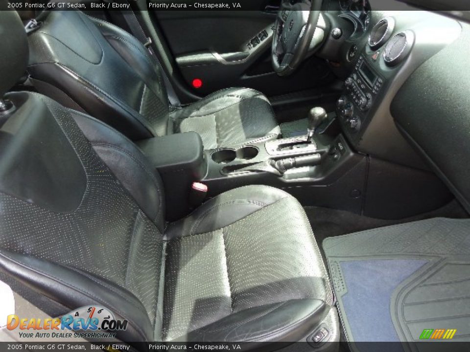 2005 Pontiac G6 GT Sedan Black / Ebony Photo #13