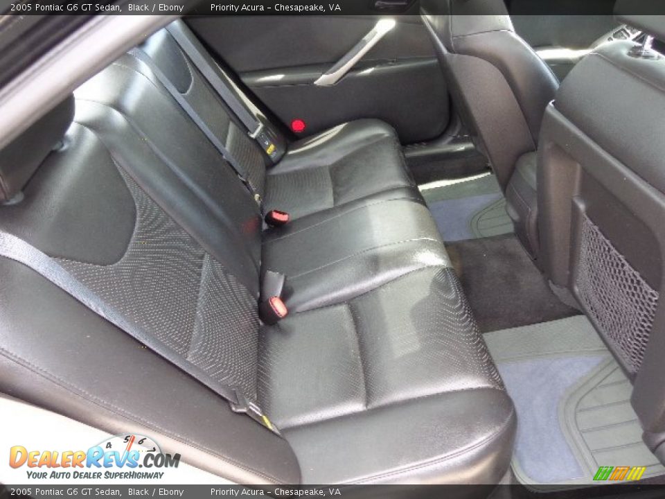 2005 Pontiac G6 GT Sedan Black / Ebony Photo #14