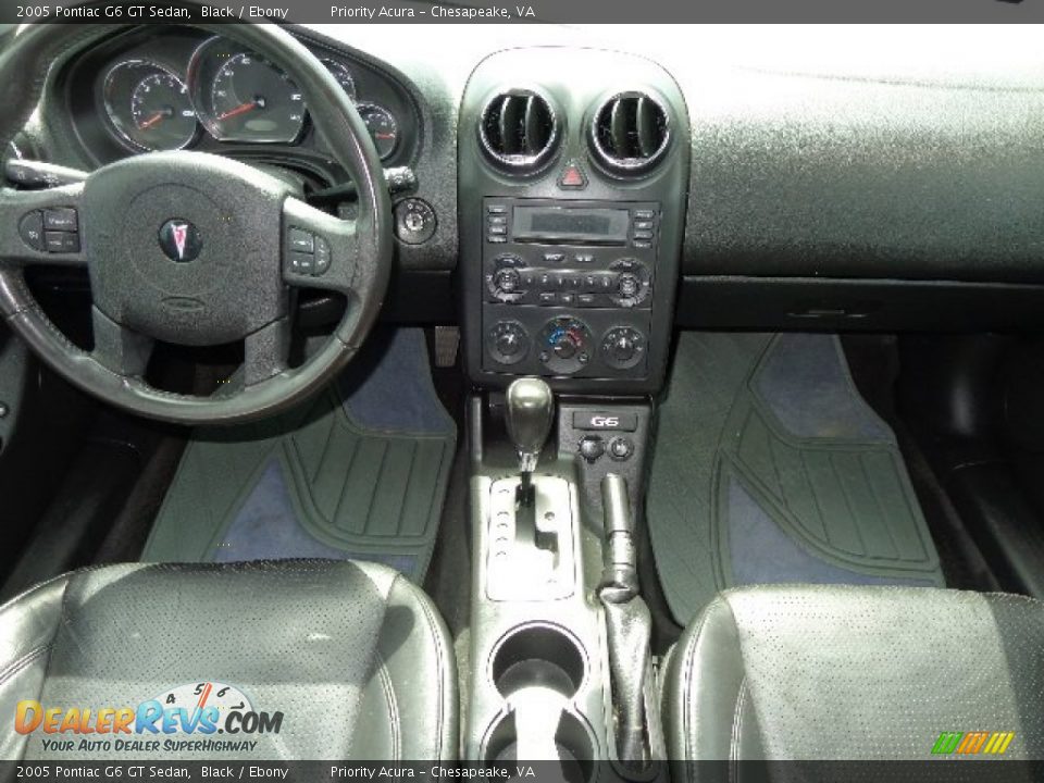 2005 Pontiac G6 GT Sedan Black / Ebony Photo #15