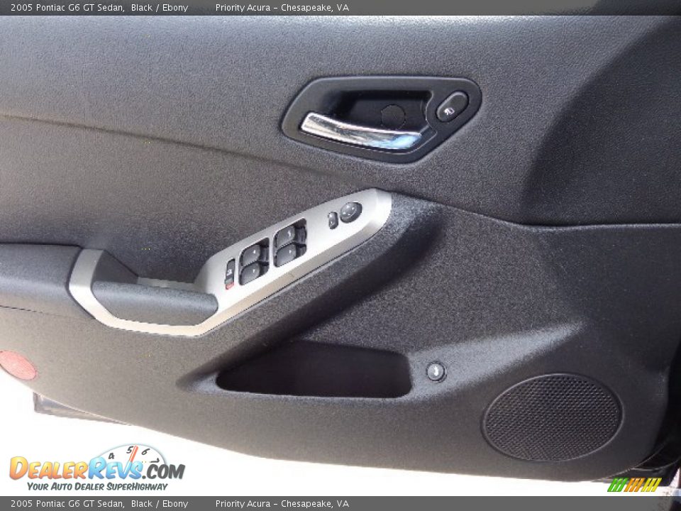 2005 Pontiac G6 GT Sedan Black / Ebony Photo #16