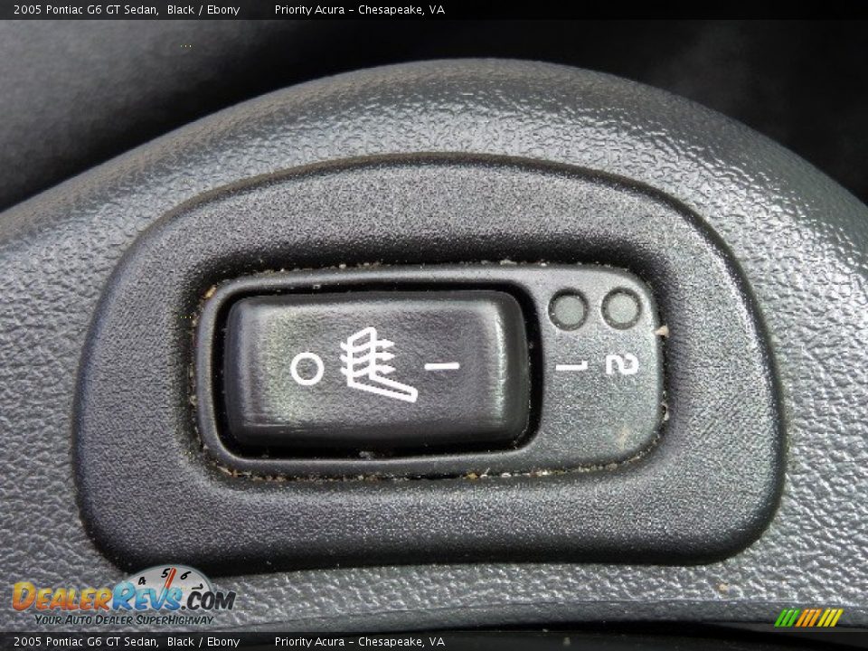 2005 Pontiac G6 GT Sedan Black / Ebony Photo #20