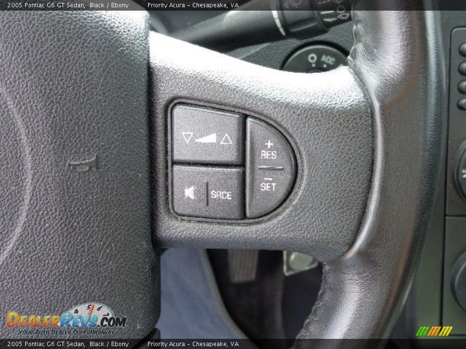 2005 Pontiac G6 GT Sedan Black / Ebony Photo #21