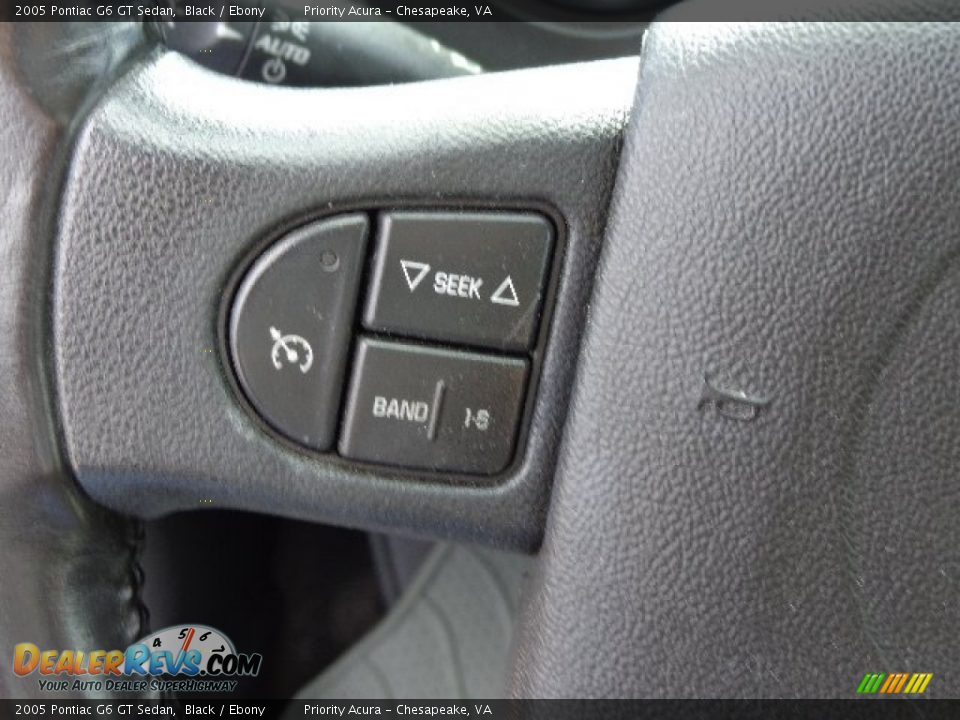 2005 Pontiac G6 GT Sedan Black / Ebony Photo #22