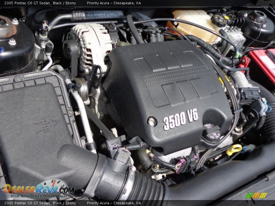 2005 Pontiac G6 GT Sedan Black / Ebony Photo #26