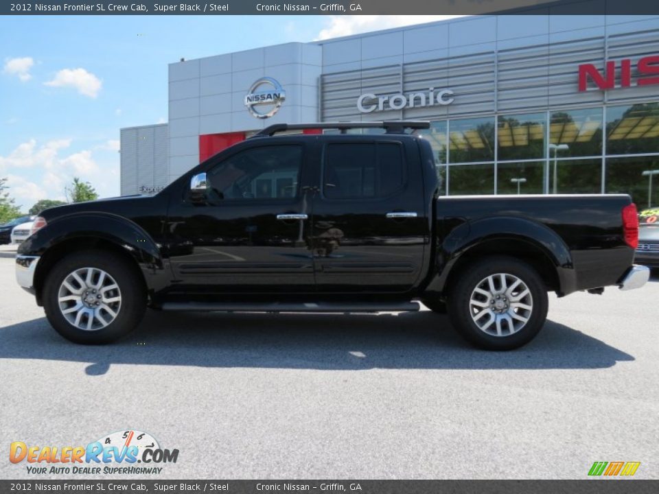 2012 Nissan Frontier SL Crew Cab Super Black / Steel Photo #2