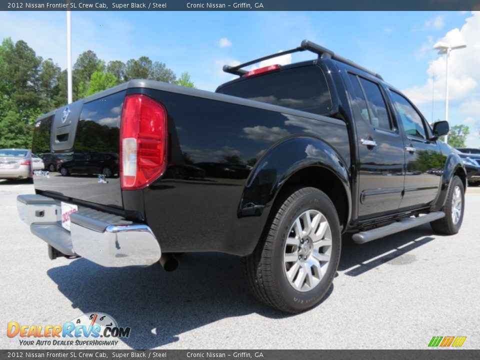 2012 Nissan Frontier SL Crew Cab Super Black / Steel Photo #5