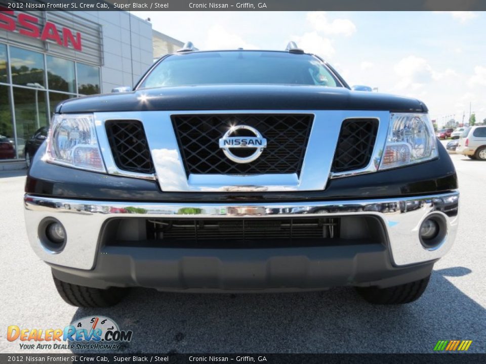 2012 Nissan Frontier SL Crew Cab Super Black / Steel Photo #8
