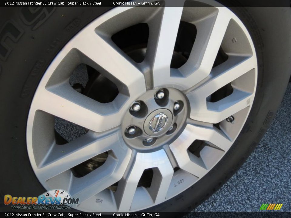 2012 Nissan Frontier SL Crew Cab Super Black / Steel Photo #9