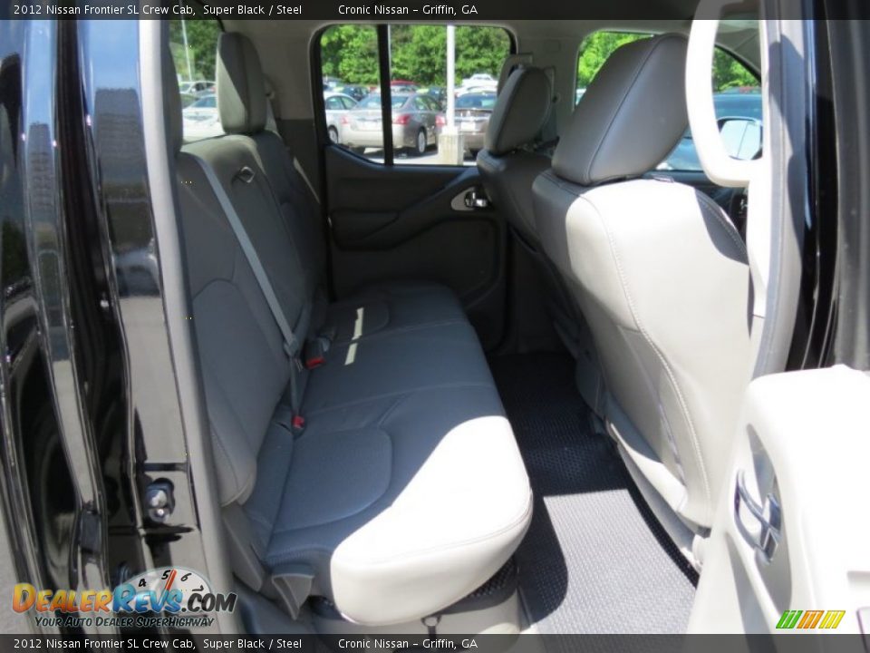 2012 Nissan Frontier SL Crew Cab Super Black / Steel Photo #14
