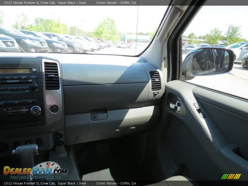 2012 Nissan Frontier SL Crew Cab Super Black / Steel Photo #16