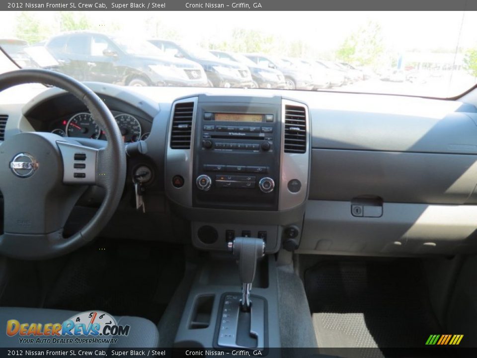 2012 Nissan Frontier SL Crew Cab Super Black / Steel Photo #17
