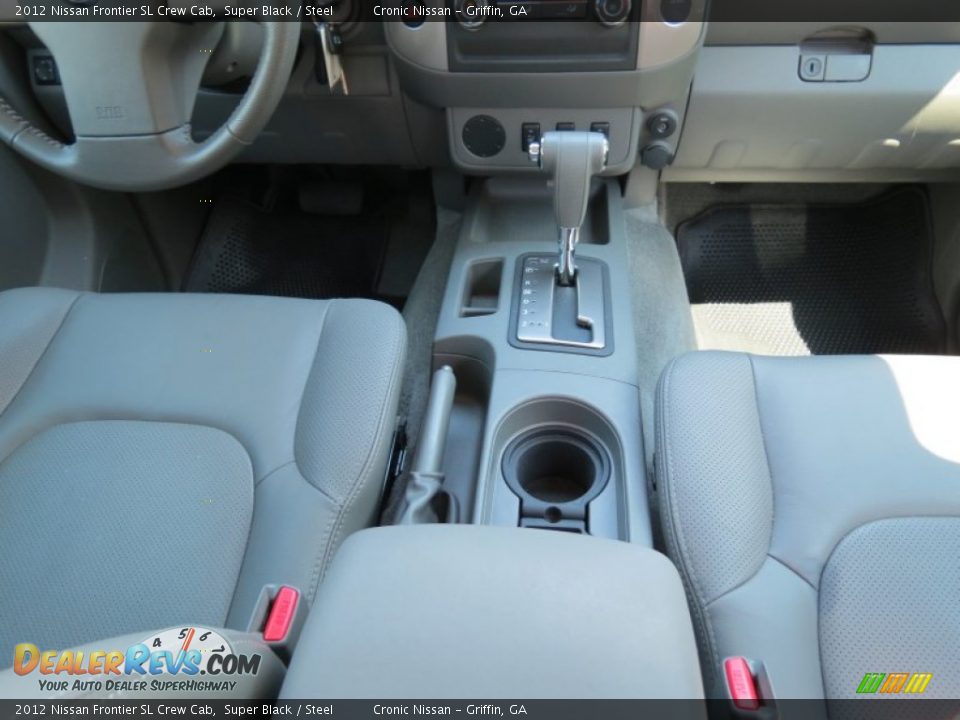 2012 Nissan Frontier SL Crew Cab Super Black / Steel Photo #18