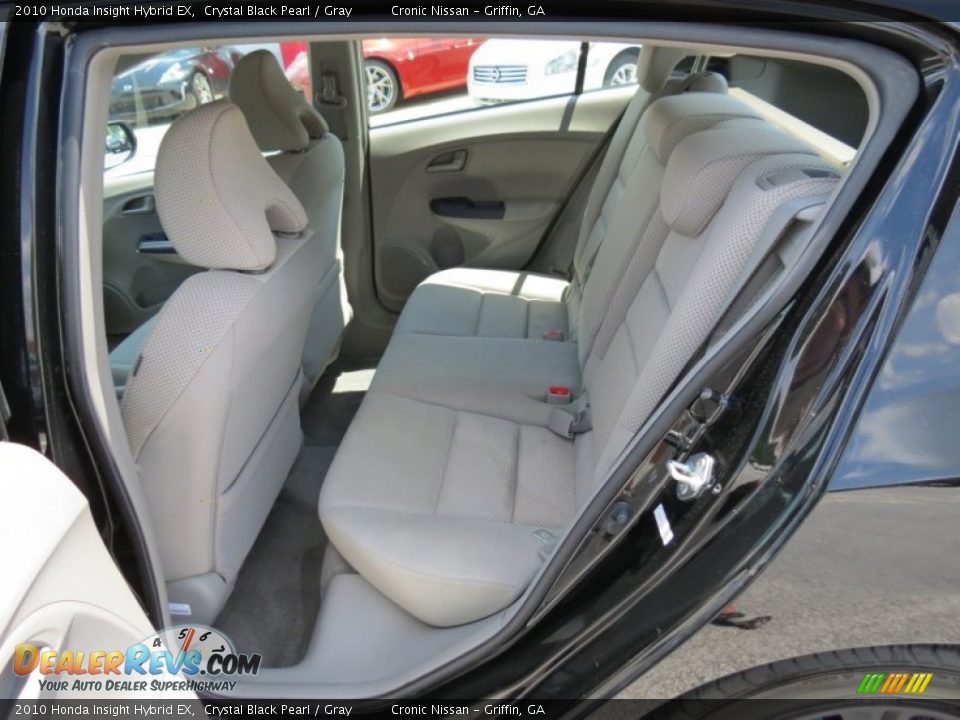2010 Honda Insight Hybrid EX Crystal Black Pearl / Gray Photo #12