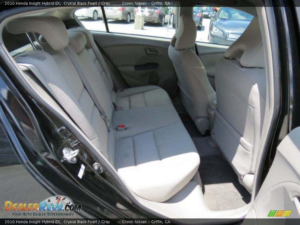 2010 Honda Insight Hybrid EX Crystal Black Pearl / Gray Photo #14