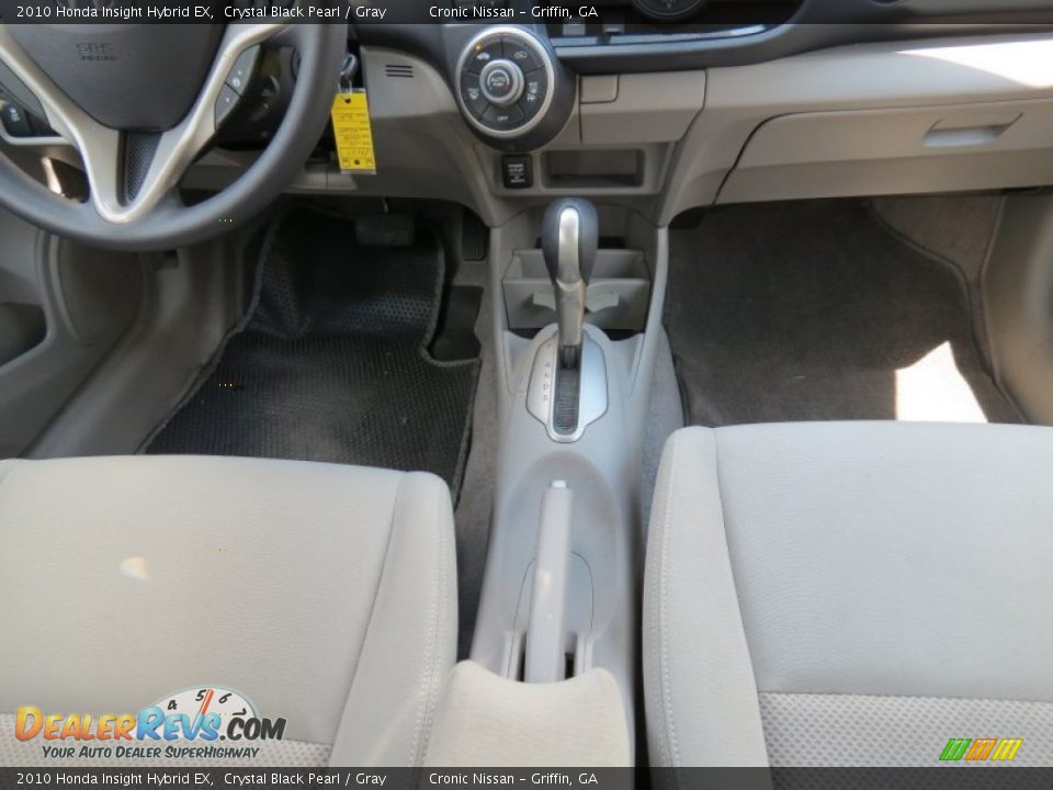 2010 Honda Insight Hybrid EX Crystal Black Pearl / Gray Photo #18
