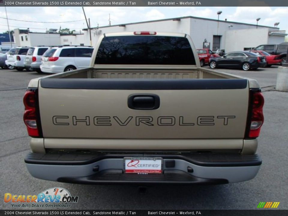 2004 Chevrolet Silverado 1500 LS Extended Cab Sandstone Metallic / Tan Photo #7