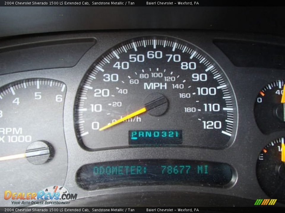 2004 Chevrolet Silverado 1500 LS Extended Cab Sandstone Metallic / Tan Photo #19