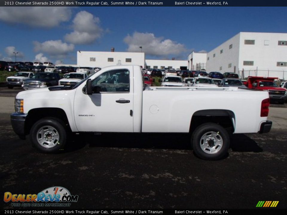 2013 Chevrolet Silverado 2500HD Work Truck Regular Cab Summit White / Dark Titanium Photo #1