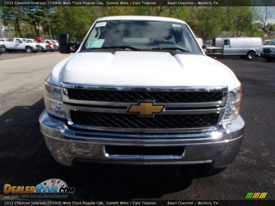 2013 Chevrolet Silverado 2500HD Work Truck Regular Cab Summit White / Dark Titanium Photo #3