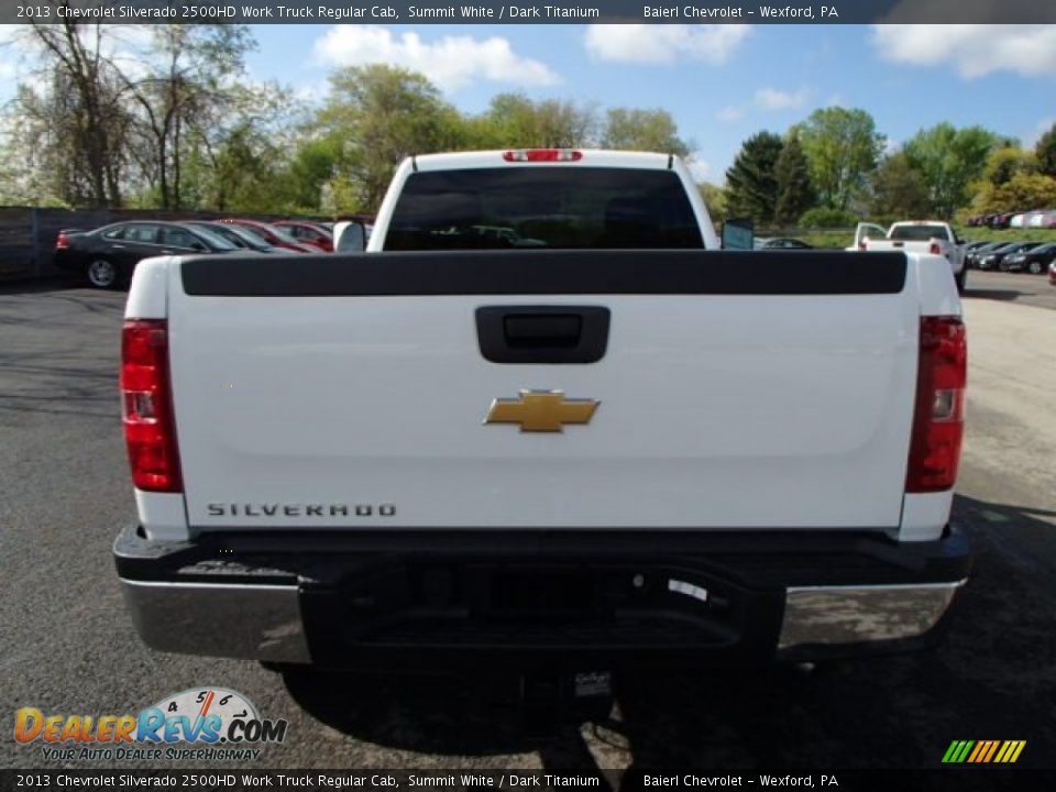 2013 Chevrolet Silverado 2500HD Work Truck Regular Cab Summit White / Dark Titanium Photo #7