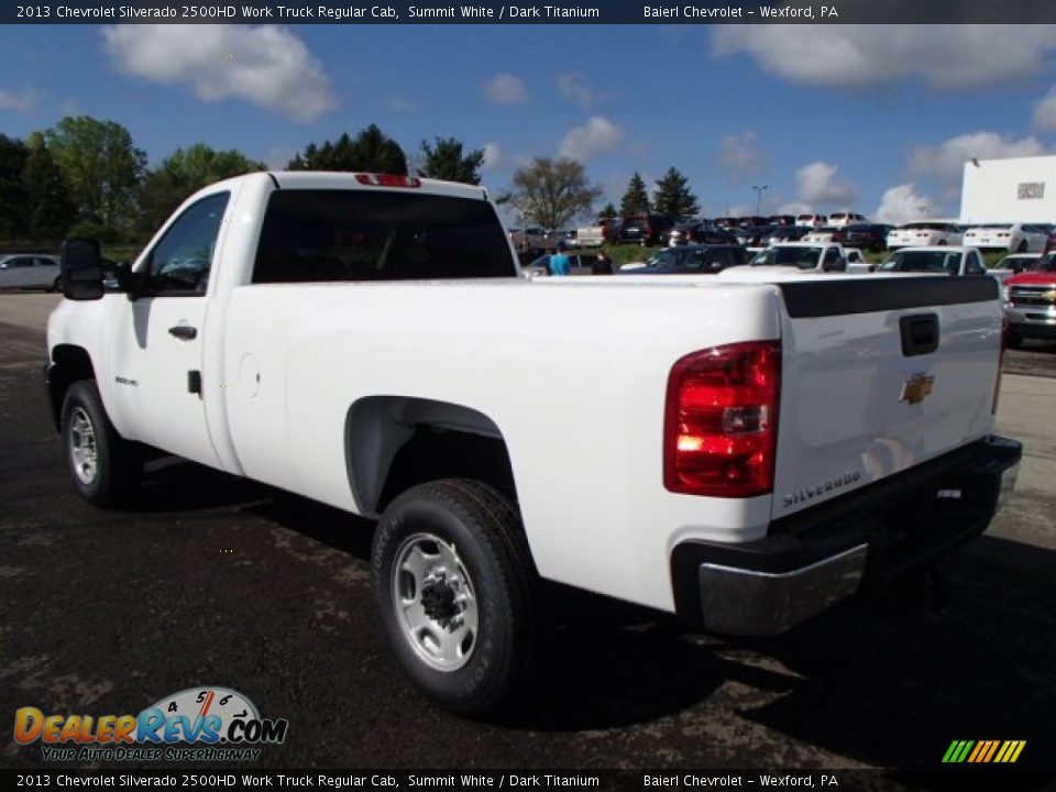 2013 Chevrolet Silverado 2500HD Work Truck Regular Cab Summit White / Dark Titanium Photo #8