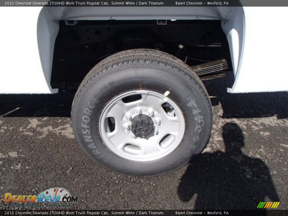 2013 Chevrolet Silverado 2500HD Work Truck Regular Cab Summit White / Dark Titanium Photo #9