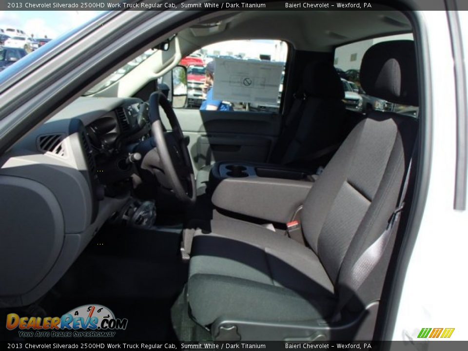 2013 Chevrolet Silverado 2500HD Work Truck Regular Cab Summit White / Dark Titanium Photo #11