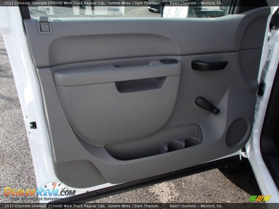 2013 Chevrolet Silverado 2500HD Work Truck Regular Cab Summit White / Dark Titanium Photo #12