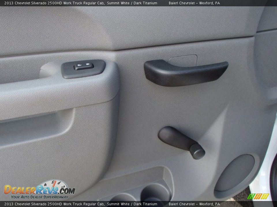 2013 Chevrolet Silverado 2500HD Work Truck Regular Cab Summit White / Dark Titanium Photo #13