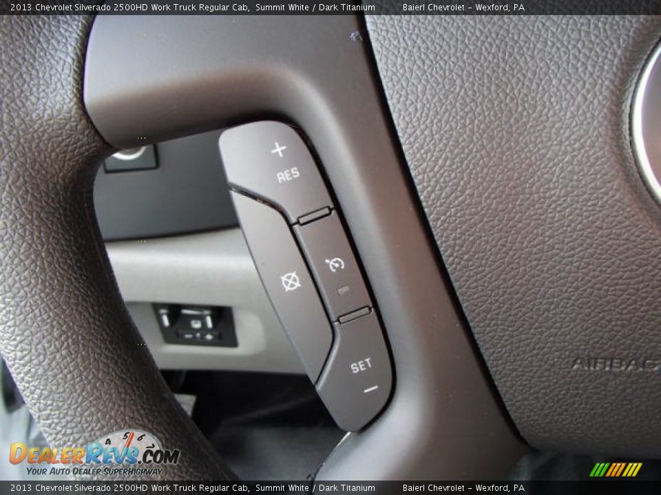2013 Chevrolet Silverado 2500HD Work Truck Regular Cab Summit White / Dark Titanium Photo #17