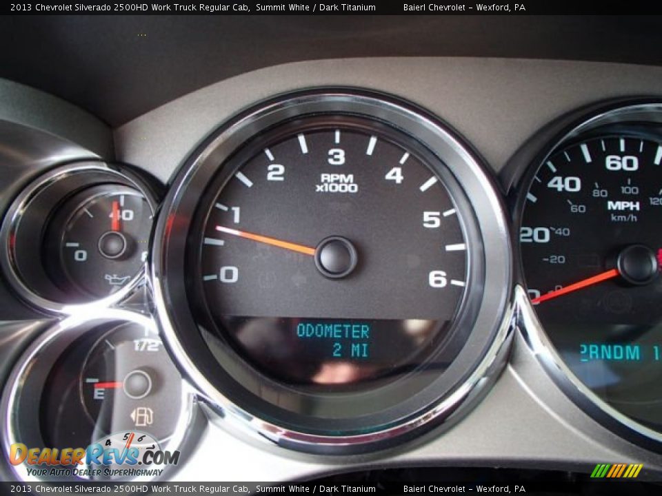 2013 Chevrolet Silverado 2500HD Work Truck Regular Cab Summit White / Dark Titanium Photo #19