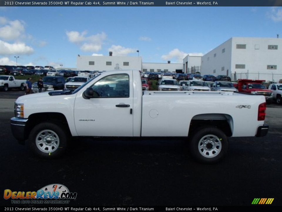 2013 Chevrolet Silverado 3500HD WT Regular Cab 4x4 Summit White / Dark Titanium Photo #1