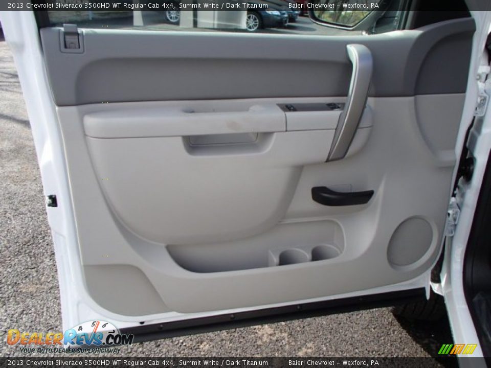 2013 Chevrolet Silverado 3500HD WT Regular Cab 4x4 Summit White / Dark Titanium Photo #12