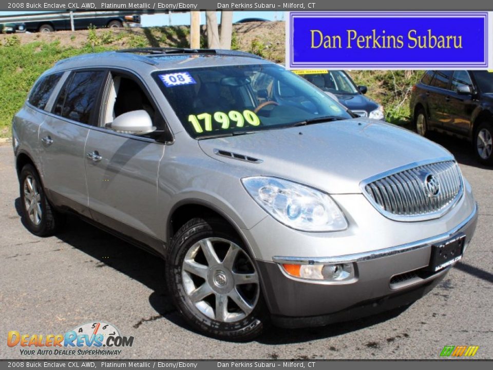 2008 Buick Enclave CXL AWD Platinum Metallic / Ebony/Ebony Photo #1