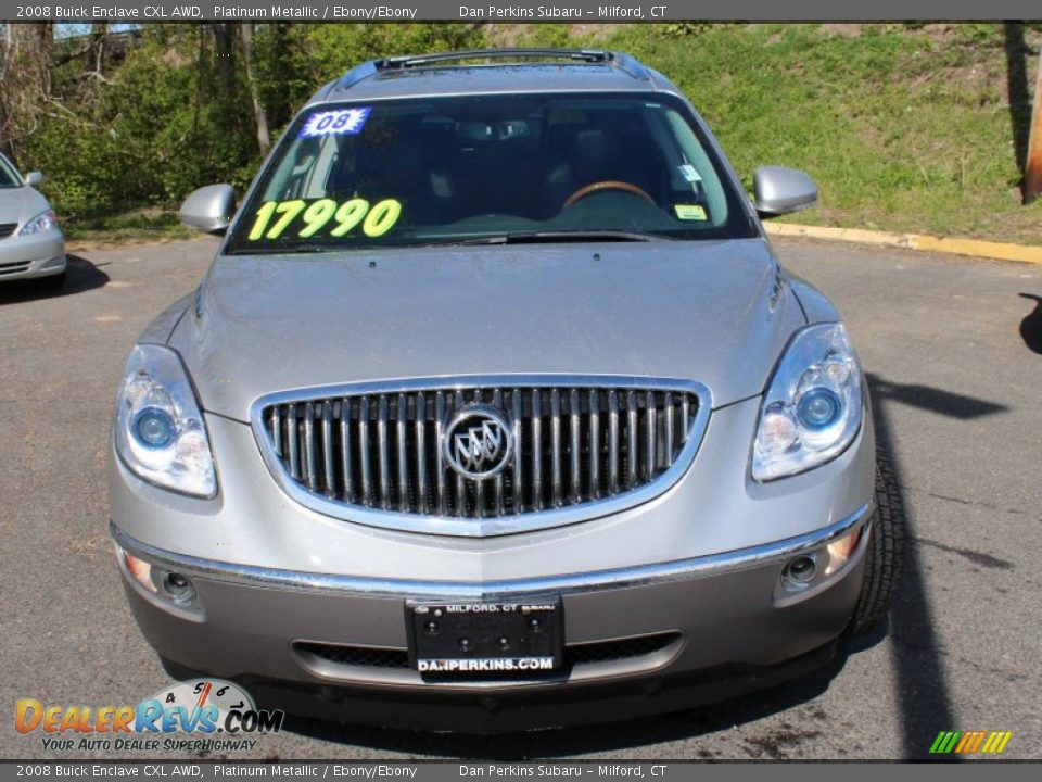 2008 Buick Enclave CXL AWD Platinum Metallic / Ebony/Ebony Photo #2