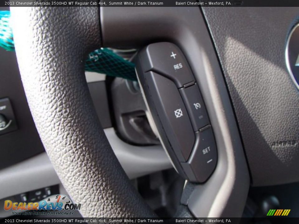 2013 Chevrolet Silverado 3500HD WT Regular Cab 4x4 Summit White / Dark Titanium Photo #18