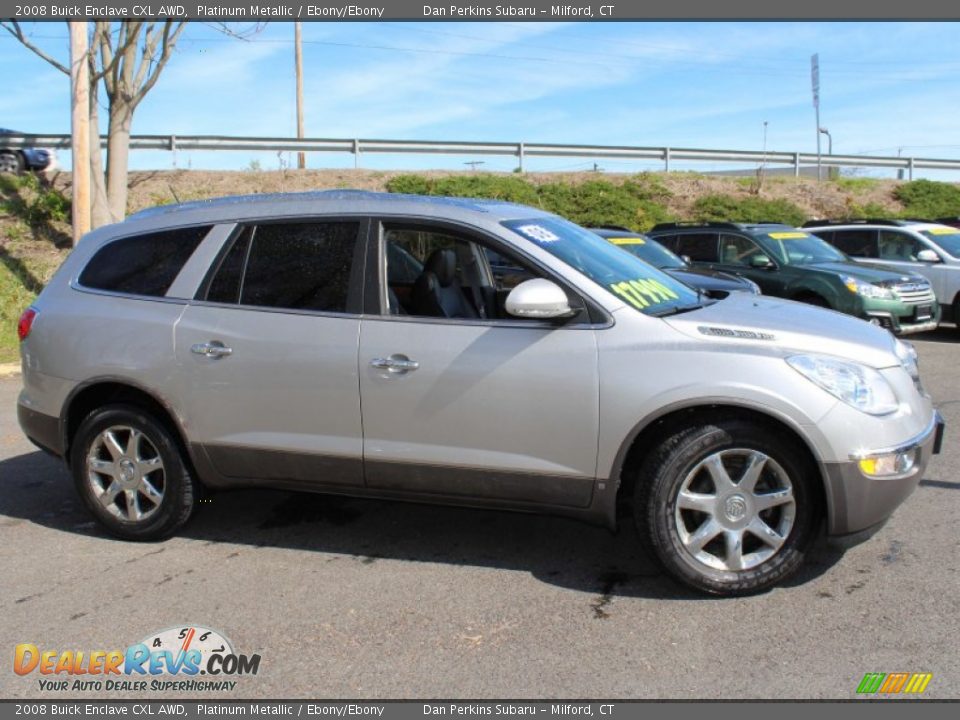 2008 Buick Enclave CXL AWD Platinum Metallic / Ebony/Ebony Photo #4