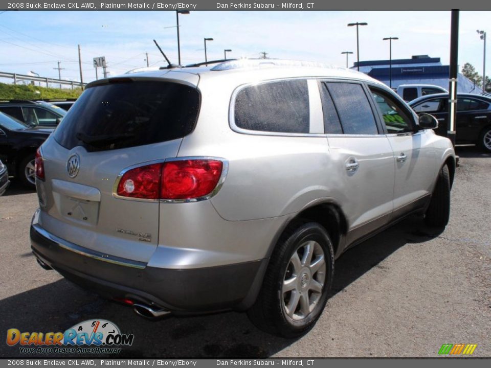 2008 Buick Enclave CXL AWD Platinum Metallic / Ebony/Ebony Photo #6