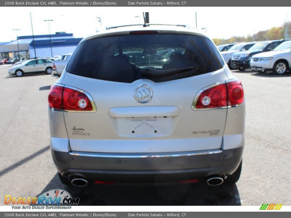 2008 Buick Enclave CXL AWD Platinum Metallic / Ebony/Ebony Photo #7