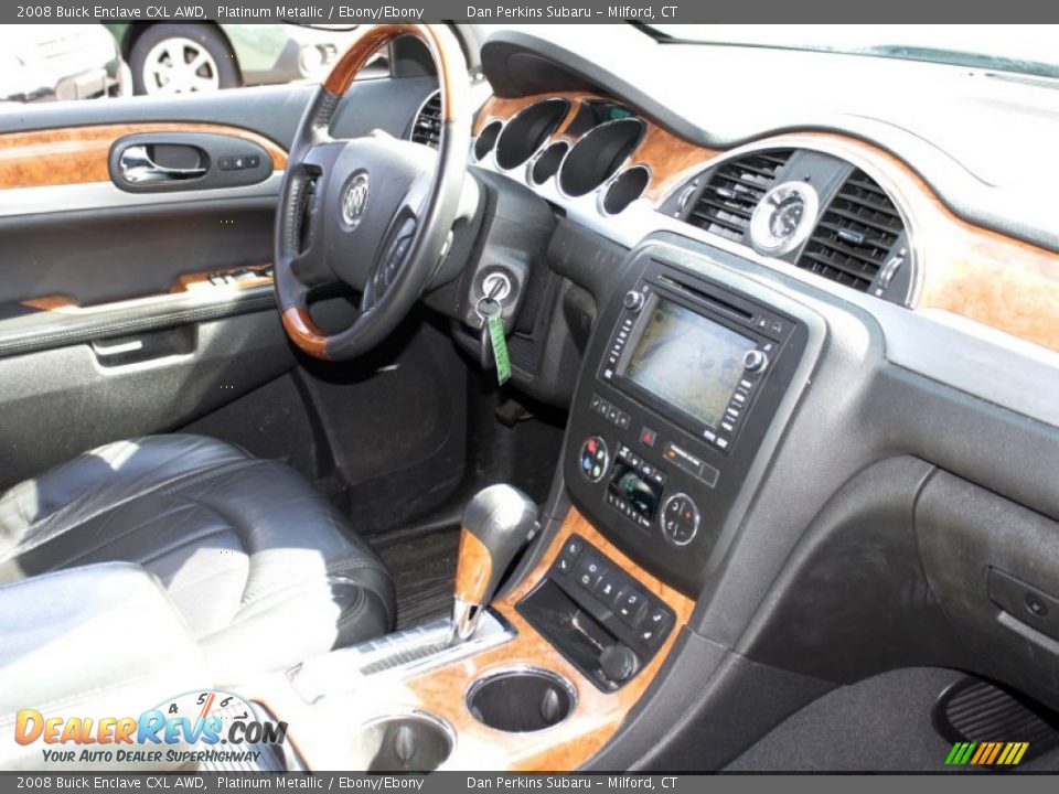 2008 Buick Enclave CXL AWD Platinum Metallic / Ebony/Ebony Photo #9