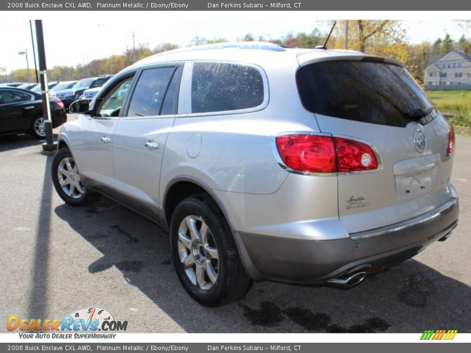 2008 Buick Enclave CXL AWD Platinum Metallic / Ebony/Ebony Photo #10