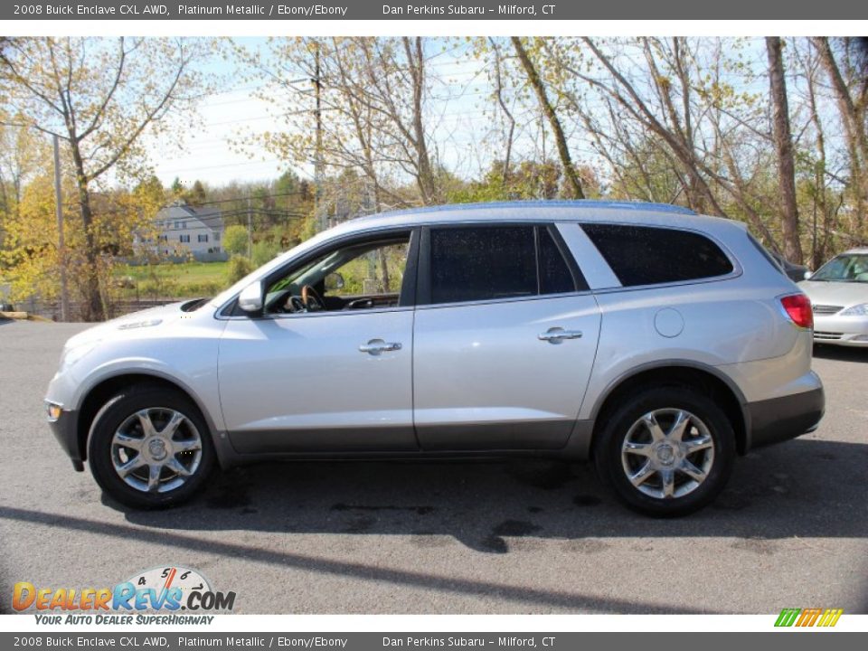 2008 Buick Enclave CXL AWD Platinum Metallic / Ebony/Ebony Photo #11