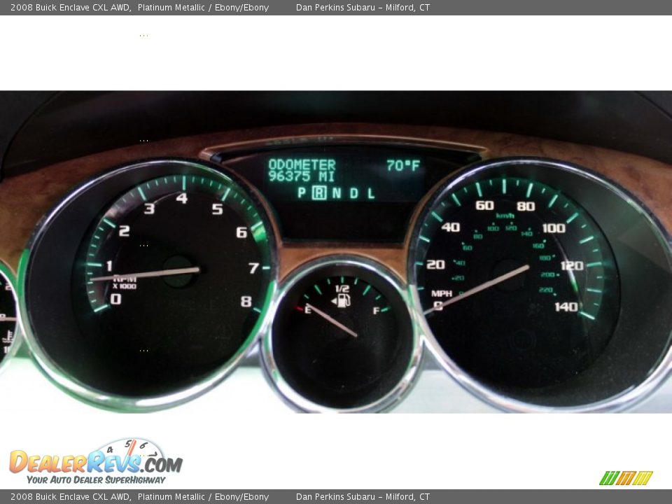 2008 Buick Enclave CXL AWD Platinum Metallic / Ebony/Ebony Photo #17