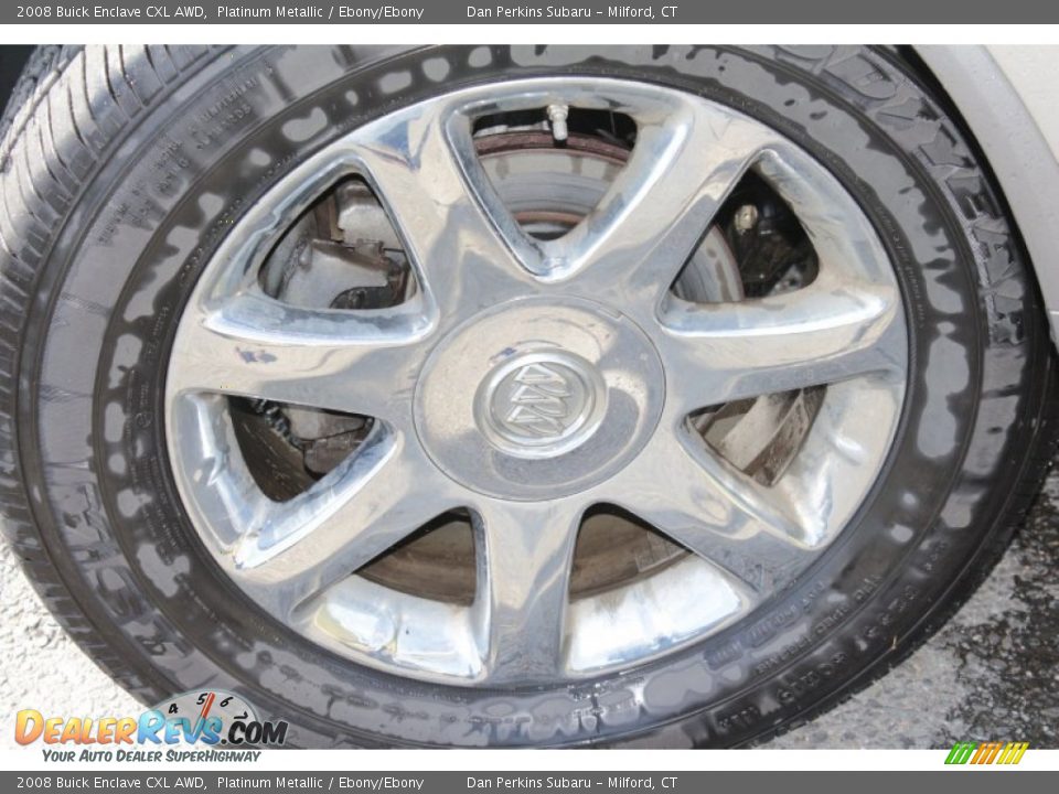 2008 Buick Enclave CXL AWD Platinum Metallic / Ebony/Ebony Photo #23