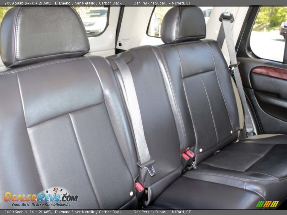 2009 Saab 9-7X 4.2i AWD Diamond Silver Metallic / Carbon Black Photo #15