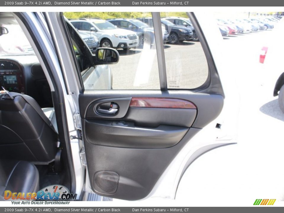 2009 Saab 9-7X 4.2i AWD Diamond Silver Metallic / Carbon Black Photo #19