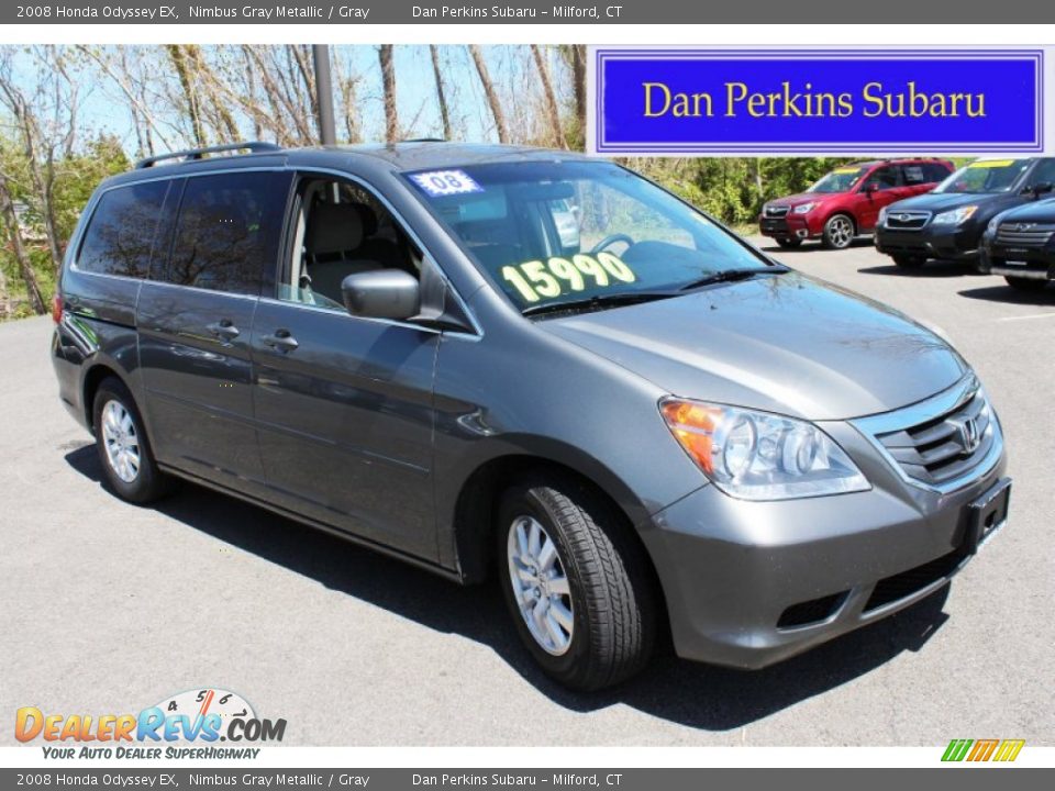 2008 Honda Odyssey EX Nimbus Gray Metallic / Gray Photo #1