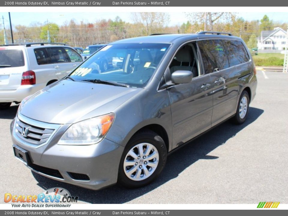 2008 Honda Odyssey EX Nimbus Gray Metallic / Gray Photo #3